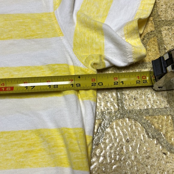 BNWOT John Deere yellow and white striped T-shirt - Picture 6 of 13